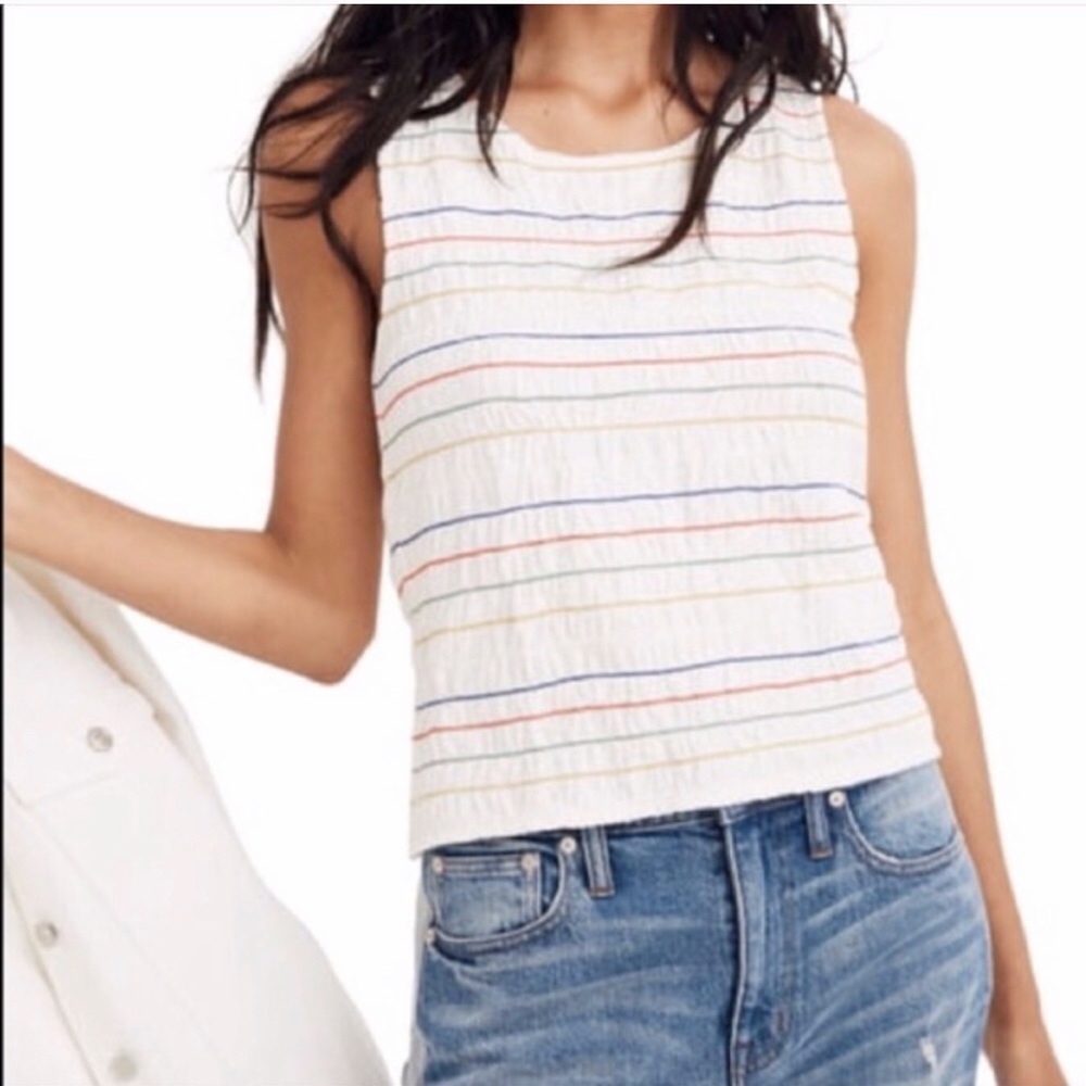 Madewell NWT Texture & Thread Tank